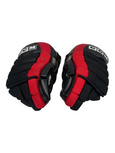 Used CCM 252 Senior Gloves Black And Red 13" 11847-S000032109