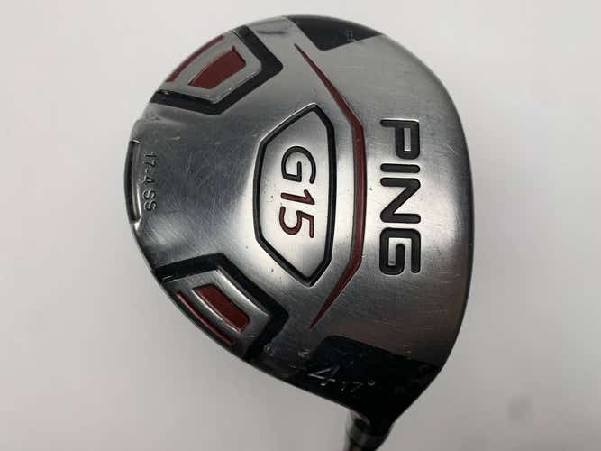 Ping G15 4 Fairway Wood 17* TFC 149 F Stiff Graphite Mens RH Midsize Grip