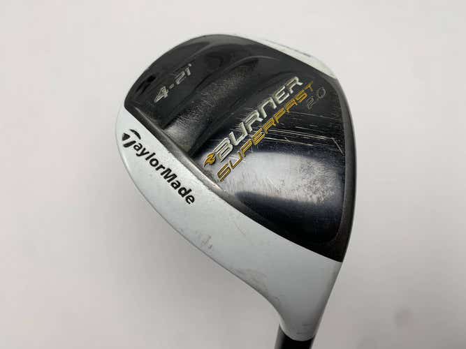 TaylorMade Burner Superfast 2.0 4 Hybrid 21* REAX 60g Regular Graphite Mens RH