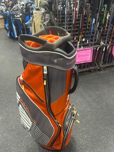 Used Sun Mountain CART BAG Mens Cart Bag Orange 11337-S000477715