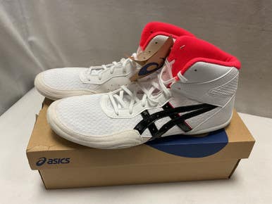Used Asics MATFLEX 7 Wrestling Shoes White Senior 13 11490-S000268164
