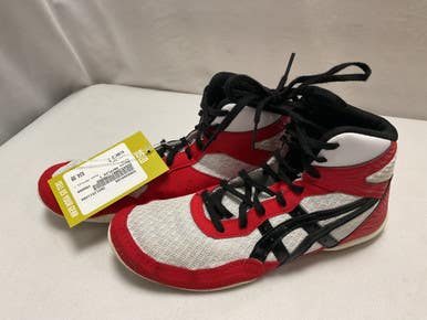 Used Asics MATFLEX 7 Wrestling Shoes Red Senior 7 11490-S000268166