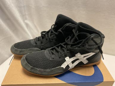 Used Asics MATFLEX 7 Wrestling Shoes Black Senior 10 11490-S000268163