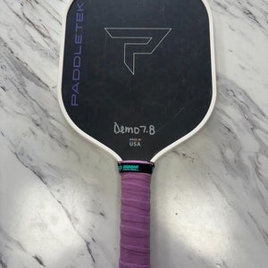 PADDLETEK BANTAM ESQ-C Pickleball Paddle 12.7 mm White  - Used Demo