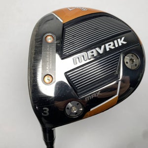 Callaway Mavrik Max 3 Fairway Wood 15* Even Flow Riptide 6.0 60g Stiff LH