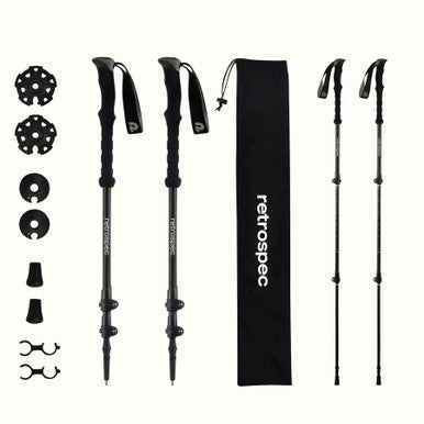 New SOLSTICE TREKKING POLE BLK 11347-39R4876