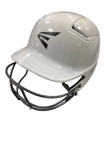 Used Easton EASTON HELMET W/ MASK Batting Helmet w/Mask White M/L 11347-S000262130