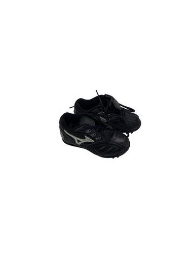 Used Mizuno YOUTH 9 SPIKE FRANCHISE G3 LOW BB/SB Cleats Black Youth 10.0 11347-S000262112