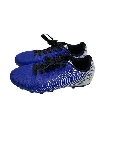 Used Wigwam Soccer Cleats White/Black/Royal Youth 12.5 11347-S000262094