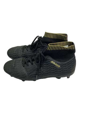 Used Brava Soccer Cleats Black And Gold Senior 8.5 11347-S000262091