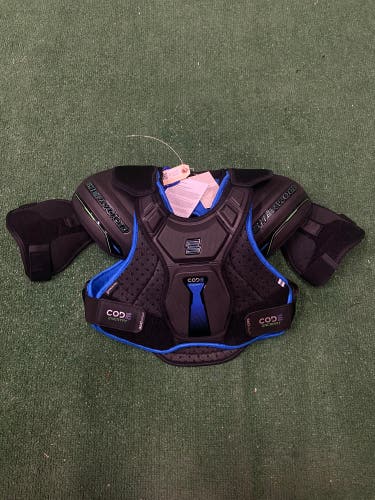 Medium Senior Sher-Wood Code Encrypt 2 Shoulder Pads (New)