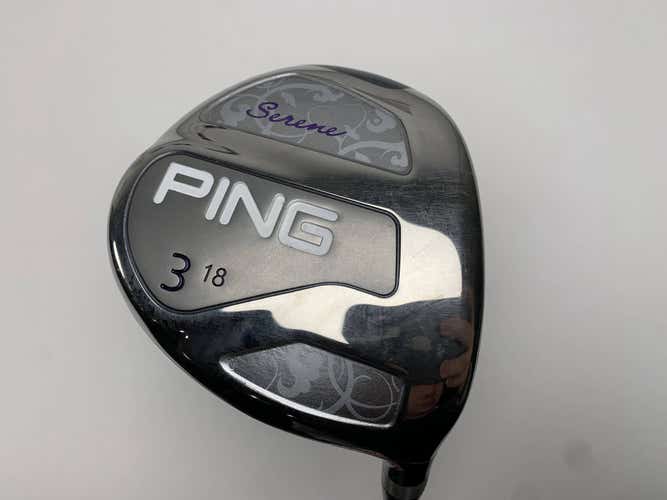 Ping Serene 3 Fairway Wood 18* ULT210 Ladies Graphite Womens RH Undersize Grip