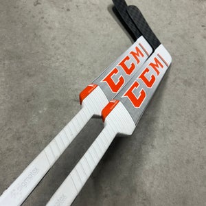 2 Pack 26” Paddle Senior CCM Extreme Flex 4 Regular Goalie Stick NHL - Lukás Dostal - Anaheim Ducks