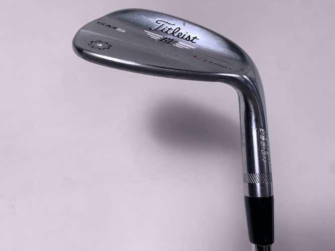 Titleist Vokey SM6 Tour Chrome Gap Wedge GW 52* 8 Bounce F-Grind Wedge RH