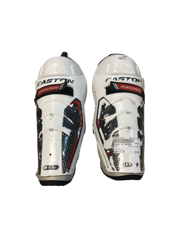 Used Easton GX SUPREME Youth Shin Guards White 10" 11706-S000370164