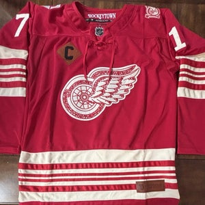 Detroit Red Wings Dylan Larkin #71 100 Year Centennial Jersey Adult XL (54)