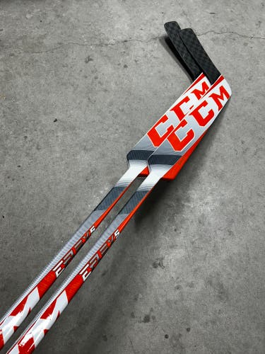 2 PACK - 26” Paddle Senior CCM EFLEX 5 Prolite Regular Goalie Stick NHL - John Gibson - ANAHEIM DUCK