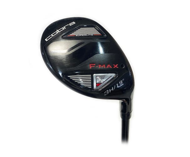 Cobra F-Max Draw 19* 3 Hybrid/Rescue Graphite C6 Series 50 Senior Flex