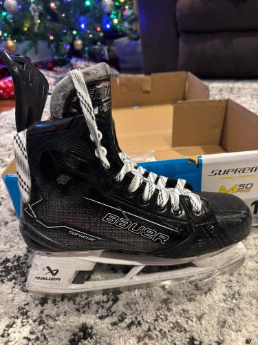 2024 Bauer Supreme M50 Pro Hockey Skates Regular Width Pro Stock 7.5 (Used)