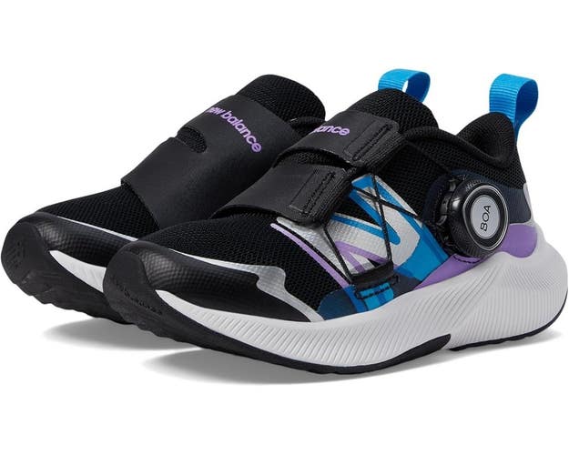 New Balance DynaSoft Reveal V4 Boa PTRVLPW4 Kids 1 Black Running Shoes HAWK861