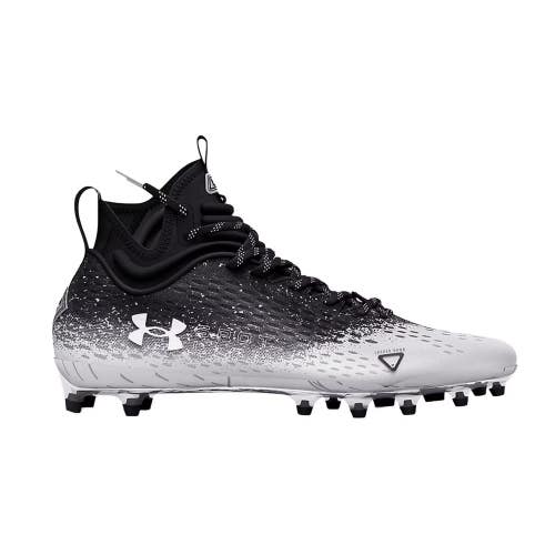 Under Armour Spotlight Lux Mc 2.0 3025082-001 Mens Black Football Cleats HAWK764