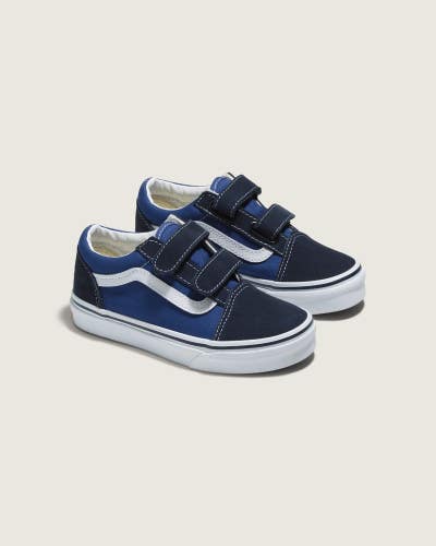 Vans Old Skool V VN000VHENWD Sneakers Kids 11.5 Navy Blue Low Top Shoes HAWK882