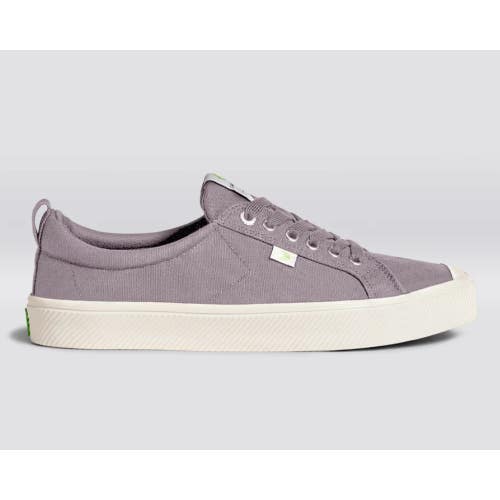 Cariuma OCA Low Sneakers Women's US 9 Mystic Gray Canvas Lifestyle Shoes HAWK825