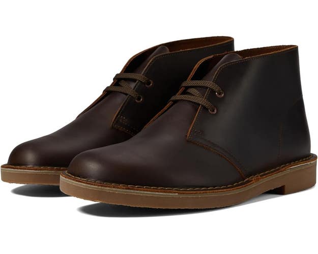 Clarks Bushhacre 3 26153532 Boot Men's US 10.5 Dark Brown Leather Chukka HAWK909