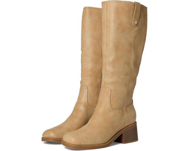 Dr. Scholl's Joplin J6004S3250 Womens US 8 Beige Leather Knee High Boots HAWK789