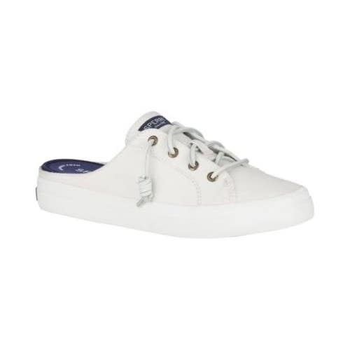 Sperry Crest Vibe STS84169 Women's US 6.5 White Canvas Round Toe Mule HAWK859