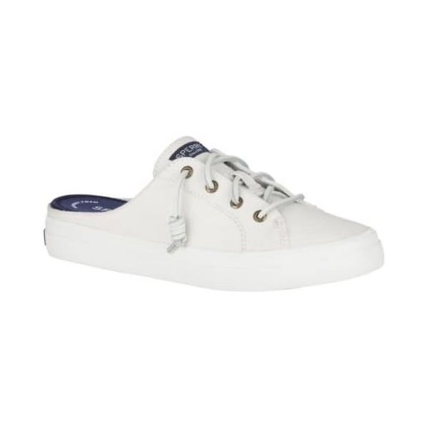 Sperry Crest Vibe STS84169 Women's US 6.5 White Canvas Round Toe Mule HAWK859