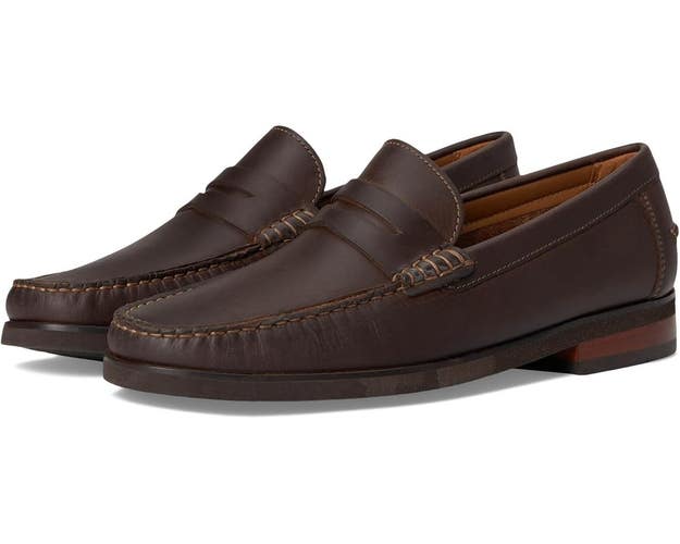 Florsheim Berkley Flex Penny Loafer Mens 10.5 Brown Leather Casual Shoes HAWK873