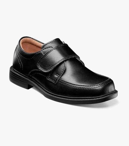 Florsheim Berwyn Jr. II 16622-001 Oxford Kids US 6.5 Black Moc Toe Shoes HAWK899