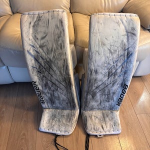 Large Bauer Hyperlite Goalie Leg Pads (Used) -