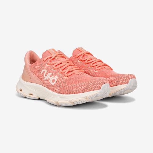Ryka Devotion X I3943M3801 Sneaker Womens 8.5 Coral Orange Walking Shoes DWA3334