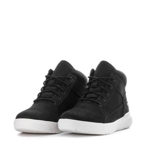 Timberland Allston Mid TB0A42M2W05 Boots Kids US 2 Black Leather Chukka DWA3373