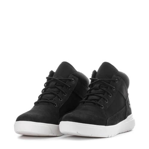 Timberland Allston Mid TB0A42M2W05 Boots Kids US 2 Black Leather Chukka DWA3373