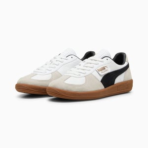 Puma Palermo 396464-01 Sneaker Mens White Vapor Gum Leather Casual Shoes DWA3335