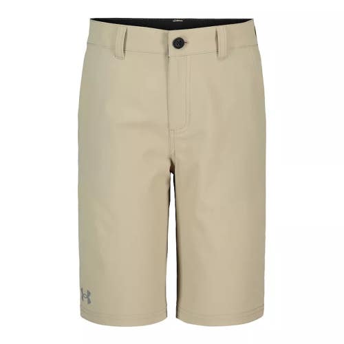 Under Armour Board Shorts Boys 20 Desert Sand Stretch Swimwear Performance JZZ74
