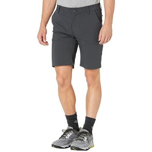 Mountain Hardwear AP Shorts Men 42 Dark Storm Flat Front Golf Chino Summer JZZ33
