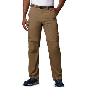 Columbia Silver Ridge Pants Men's Brown Omni-Shade Convertible Hiking JZZ530