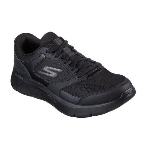 Skechers GOwalk Flex 216480-BBK Sneakers Men's 10.5 Black Casual Shoes NIN1365