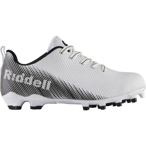 Riddell Endzone 172756 Men's US 12 White Black Low Top Football Cleats NIN1189