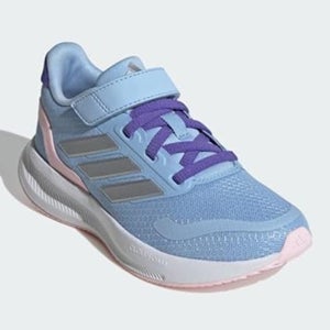 Adidas Runfalcon 3.0 Sneaker Kids US 7 Blue Silver Athletic Running Shoes GAL918