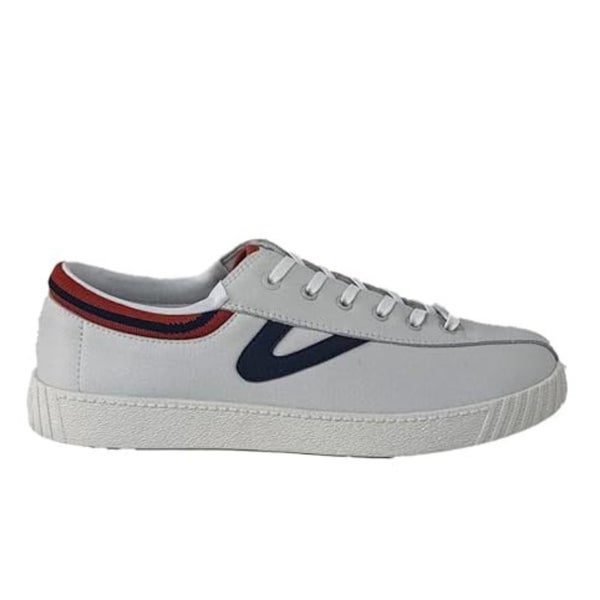 Tretorn Racket Sneaker Women's 8.5 White Navy Canvas Comfort Casual Shoes GAL555