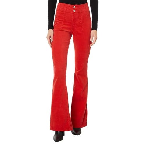 Free People We the Free Jayde Cord Jeans Women's 25 Red Cotton Flare Leg KFC217