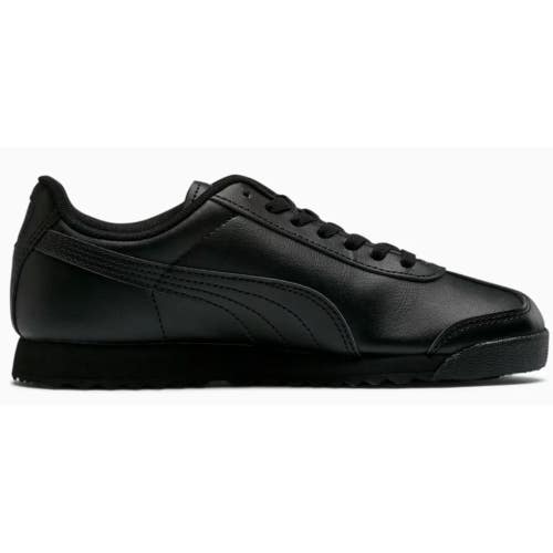 Puma Roma Basic 353572-17 Sneakers Men's Black Leather Lifestyle Shoes TF9481
