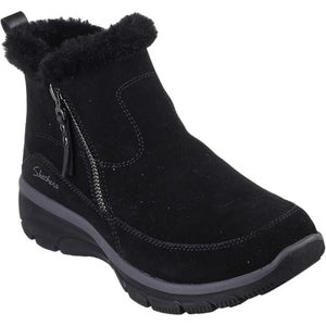 Skechers Easy Going Social Mode 167868-BBK Women's 7.5 Black Snow Boots GAL1336