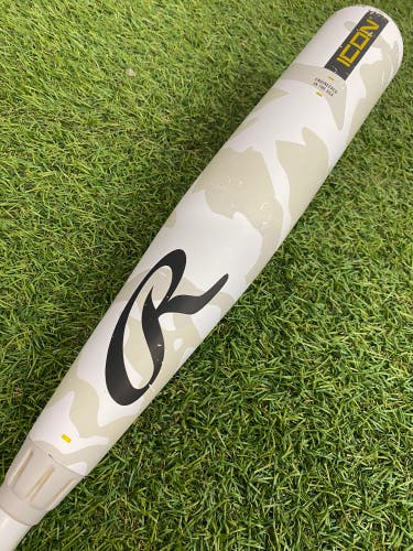 2025 Rawlings Icon Composite Bat USSSA Certified (-10) Composite 18 oz 28" (Used)