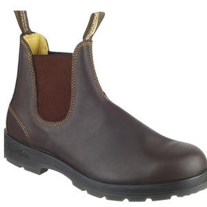 Blundstone 550 Boots Men's US 10 Walnut Brown Leather Round Toe Mid-Calf ZAP912